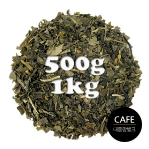 카페용 유기농 보성 녹차 잎차 벌크 대용량 500g / 1kg